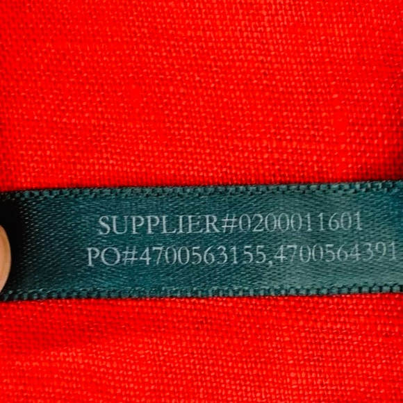 Lauren Ralph Lauren Red 100% Linen Blazer Jacket Sz 12 - Picture 6 of 6